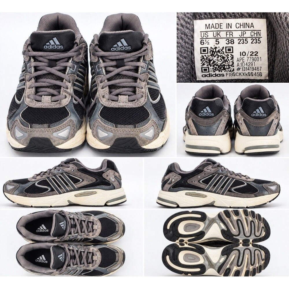 Adidas Response CL Trainers Womens Size UK6.5 Grey Back Suede Mesh Running Shoes